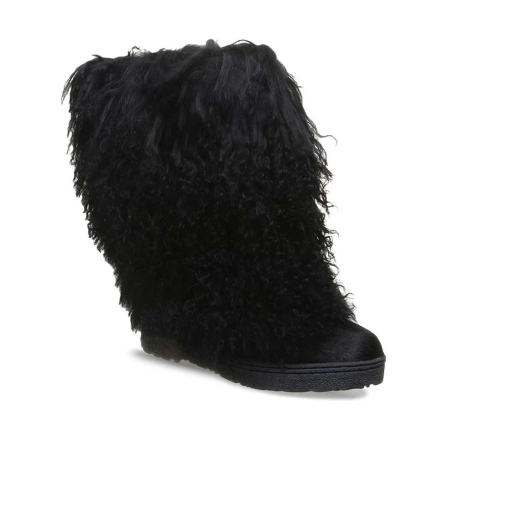 New BearPaw Black Furry Winter Boots regular price $399.99